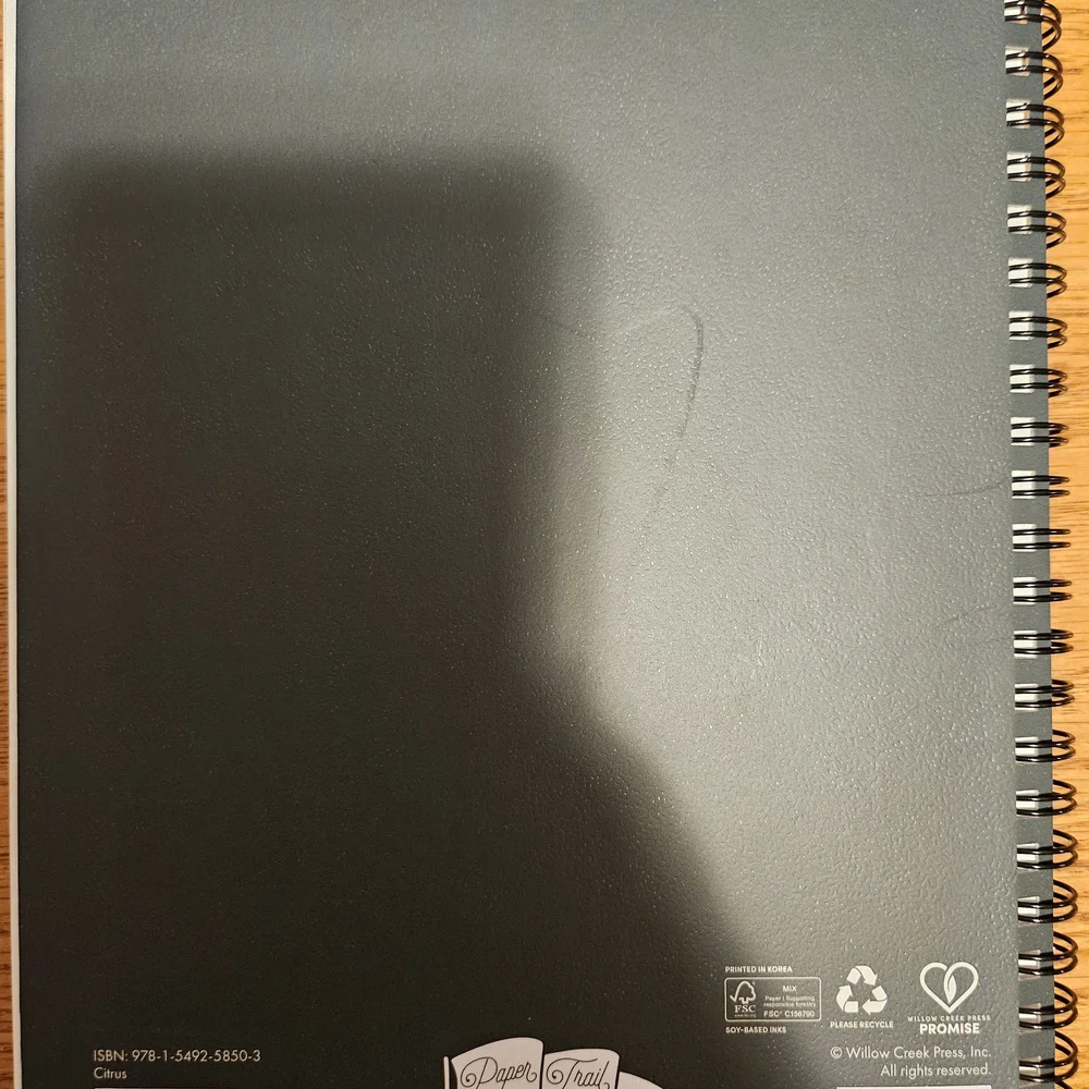 2026 Pink Lemon Spiral Planner - Paper Trail
